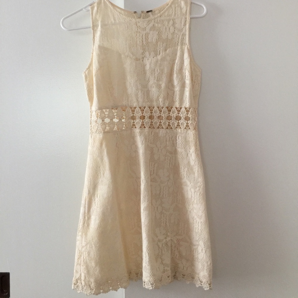 Free people cream dress!