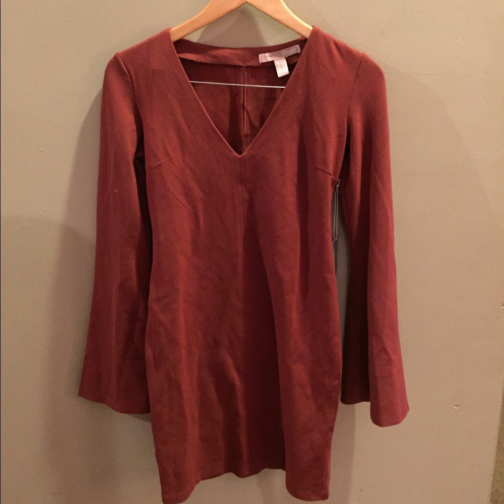 Forever 21 70s-age dress (orange/brown)