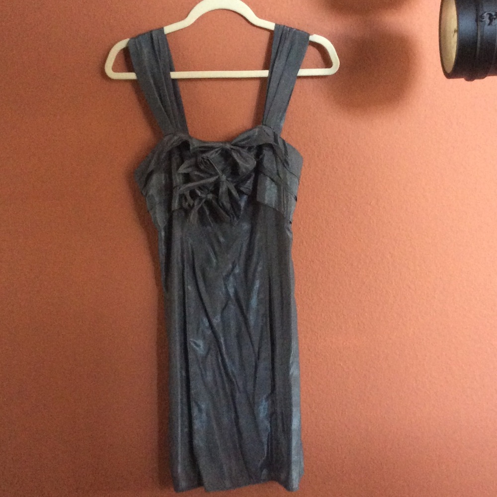 Daisy Shoppe silvery grey mini dress