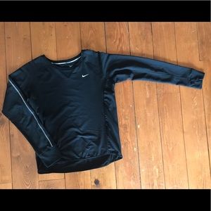 Nike Crew Sweatshirt w/ Mesh & Reflective Detail