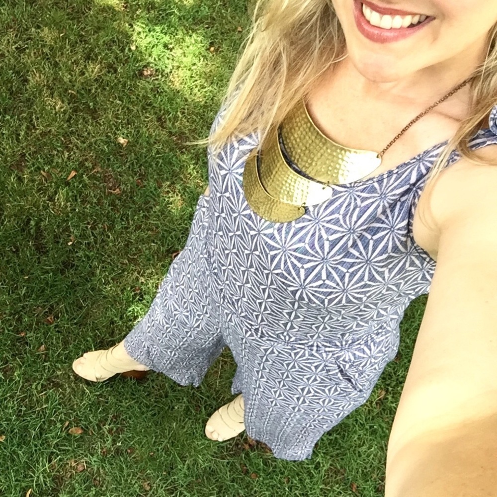 Elevenses windward jumpsuit by Anthropologie, lrg