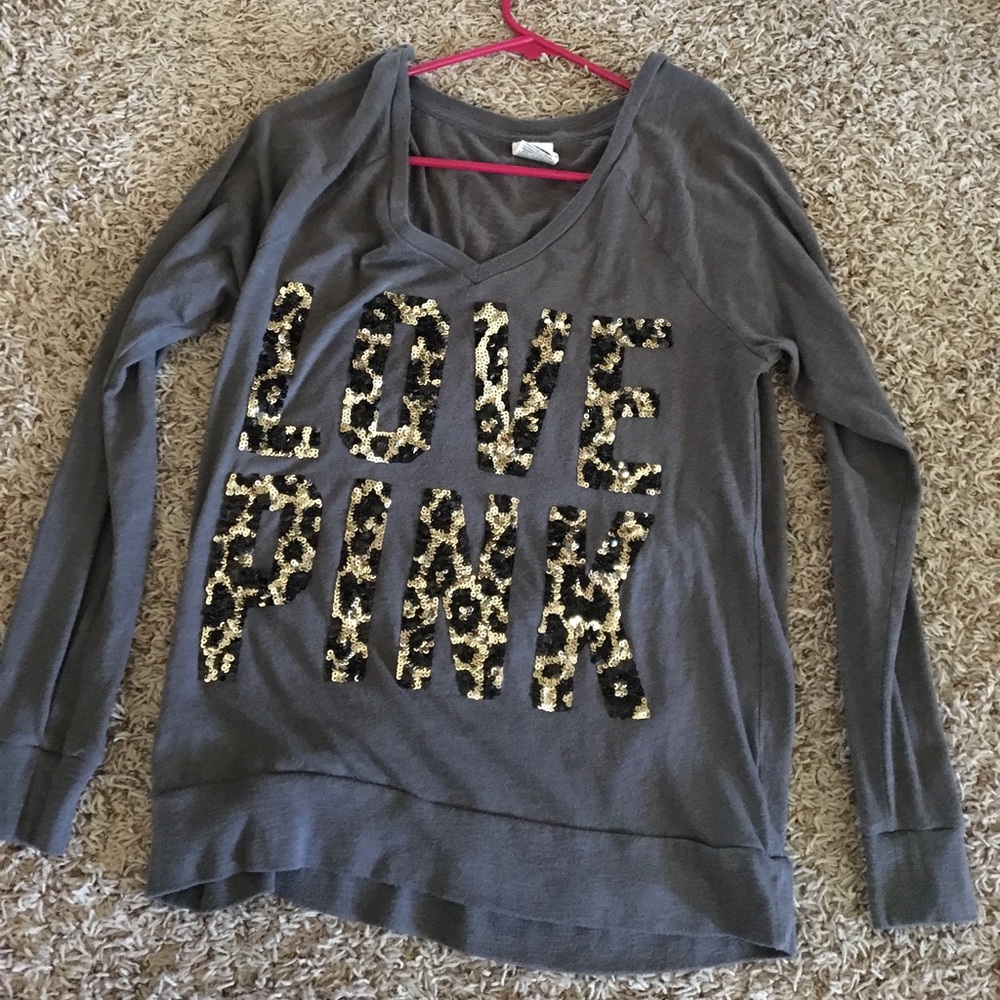 Victoria Secret Long Sleeve Sequin Top