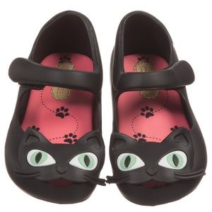 GUC Mini Melissa Black Cat Shoes