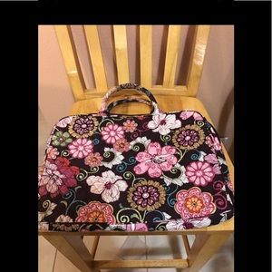 Vera Bradley laptop tech tote bag