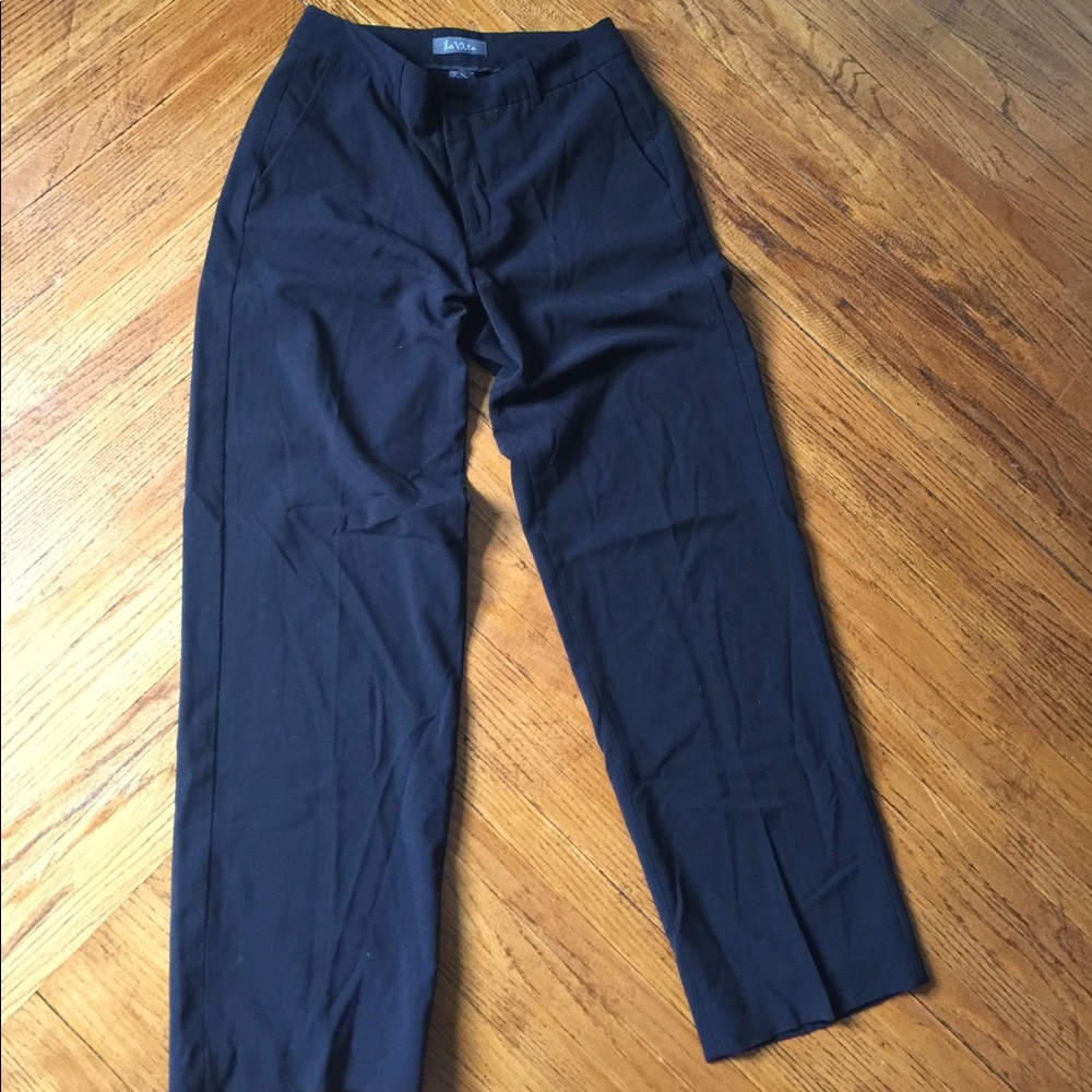 Women's La Vita black dress pants. Size 8.