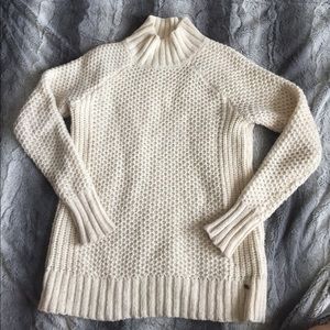 American Eagle cream turtle neck sweater