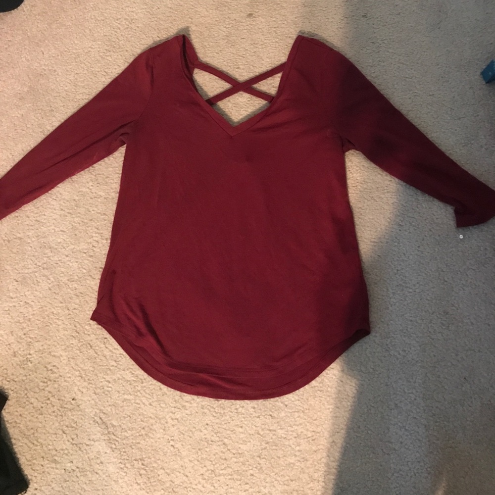 Maroon blouse
