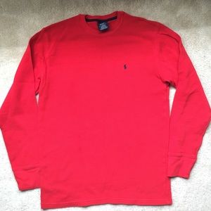 Polo Ralph Lauren Red long sleeve tee shirt