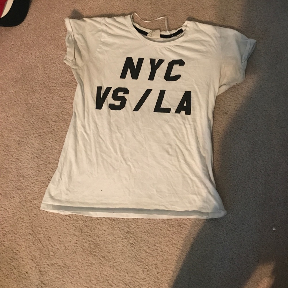 White Muscle Tee