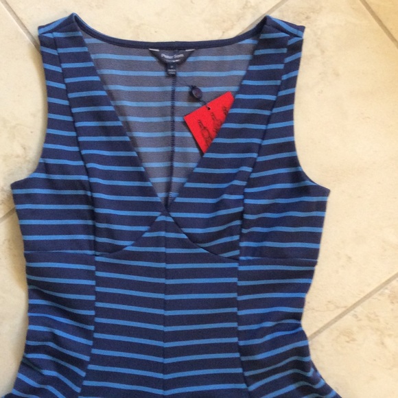 BEAUTIFUL PETER SOM SIZE 2 STRIPE DRESS NWT - Picture 3 of 8