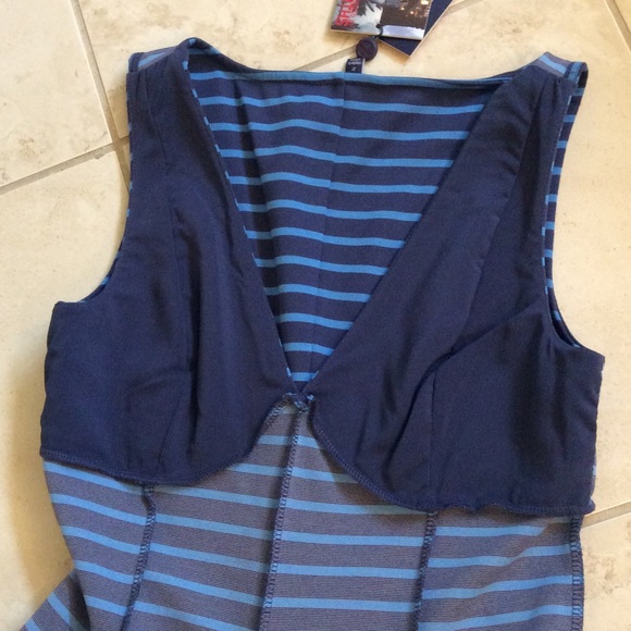 BEAUTIFUL PETER SOM SIZE 2 STRIPE DRESS NWT - Picture 6 of 8