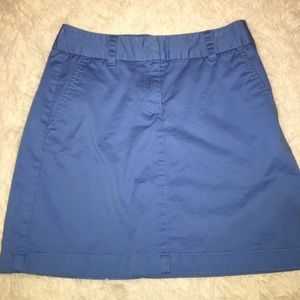 Vineyard Vines khaki blue mini pencil skirt.