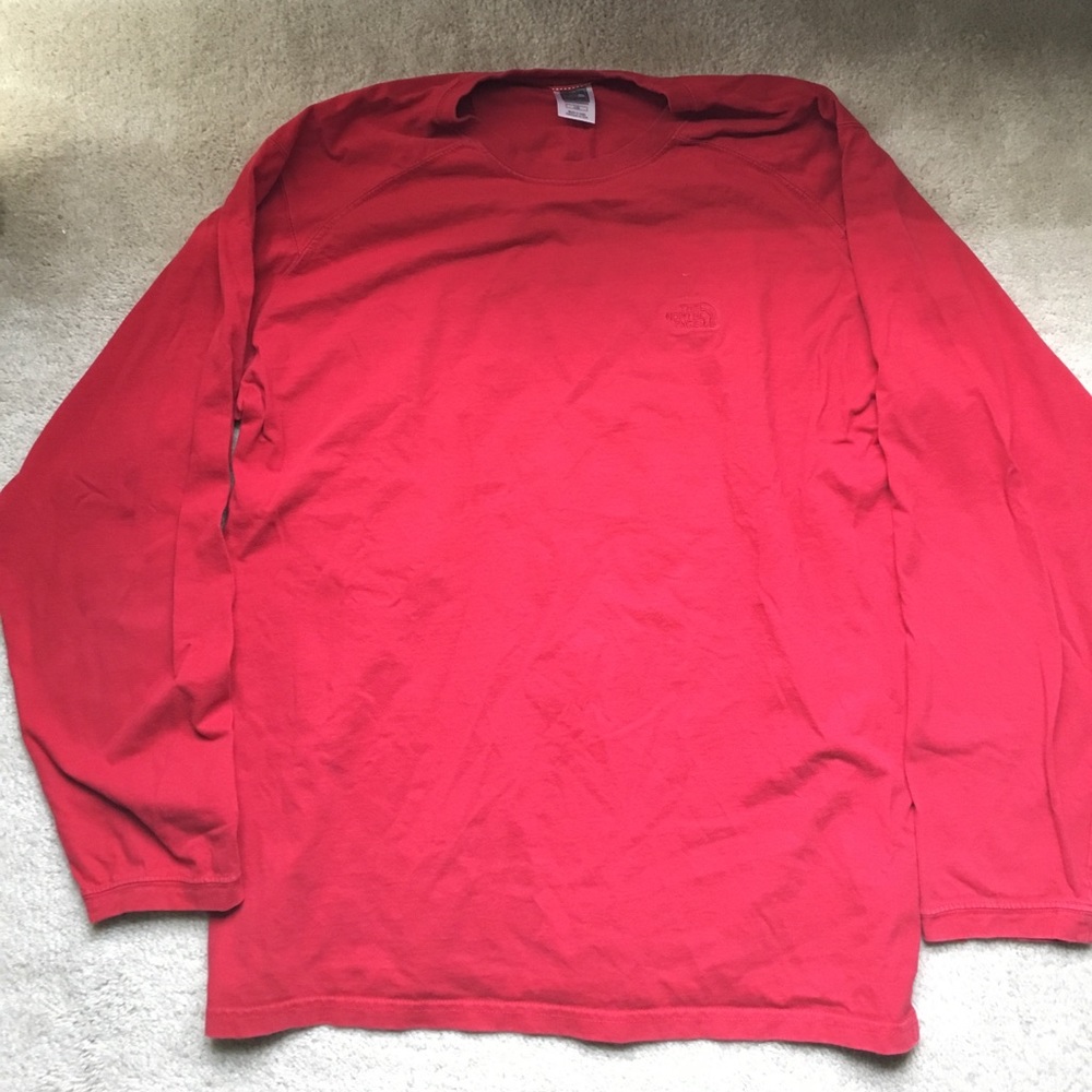 The North Face Red long sleeve shirt