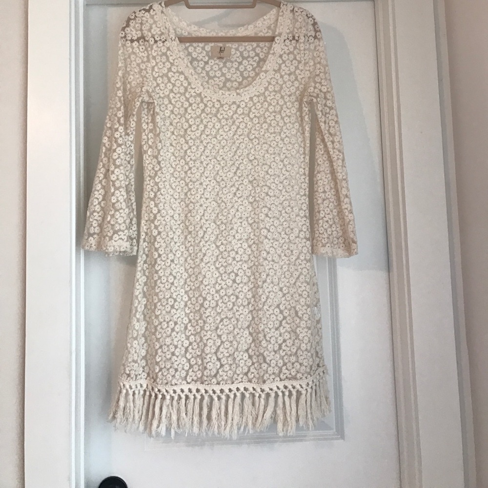 Boutique Brand lace tassel dress