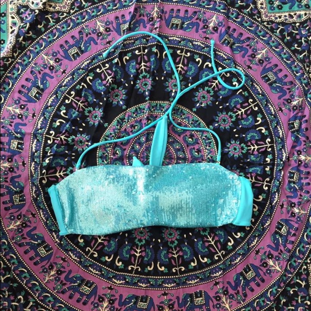 Victoria's Secret sequin Bikini Top