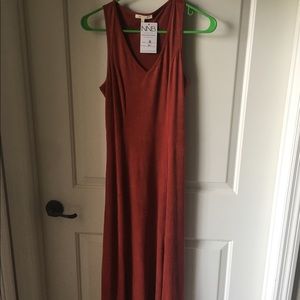 Yea n Rose brick red M slit dress