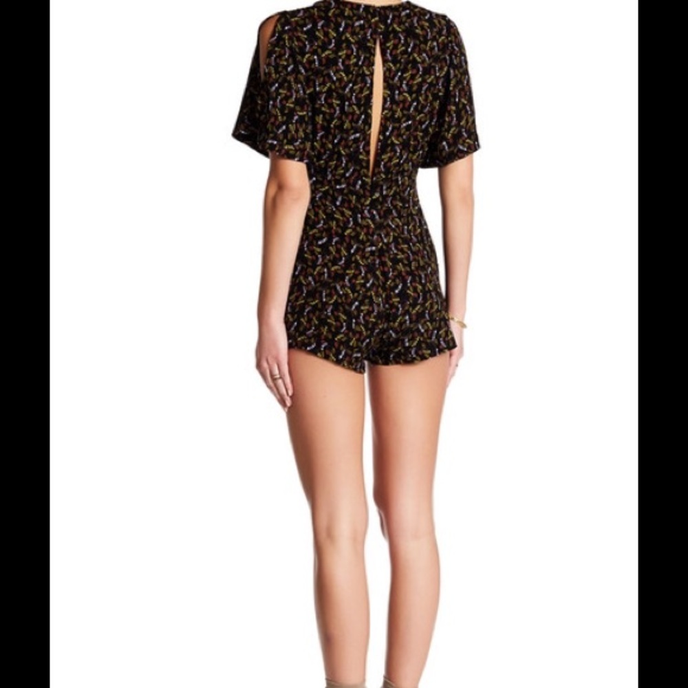 Free People Meet Virginia Printed Romper - Picture 2 of 6