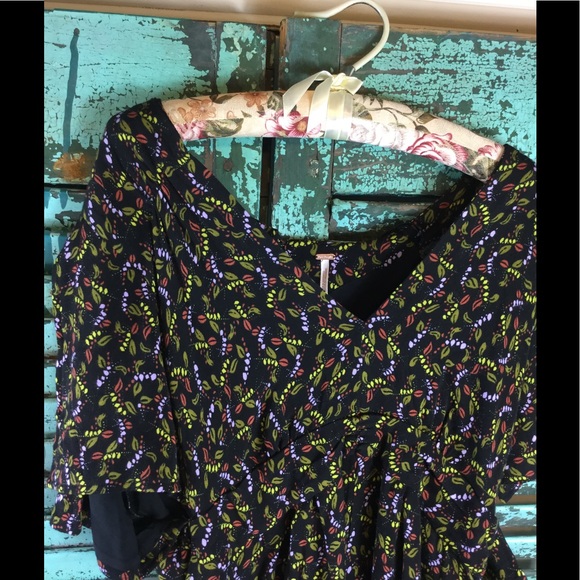 Free People Meet Virginia Printed Romper - Picture 3 of 6