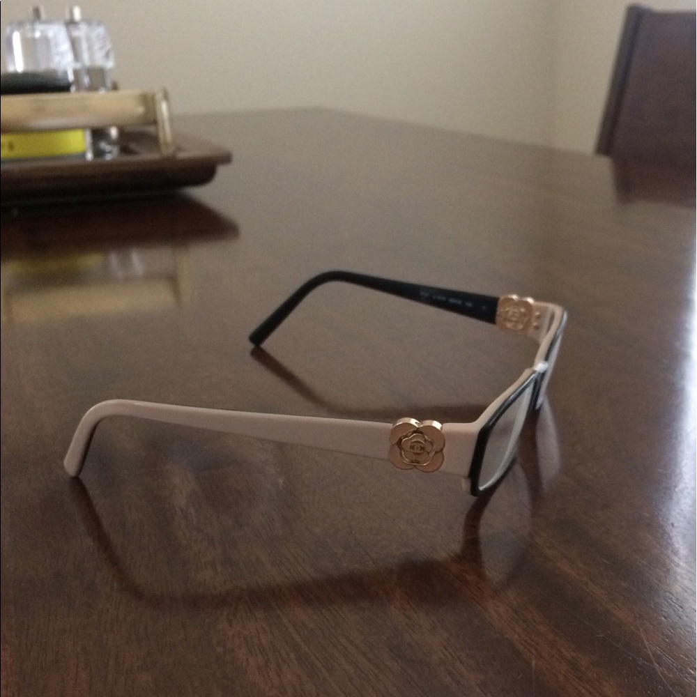 Authentic Chanel two tone glasses