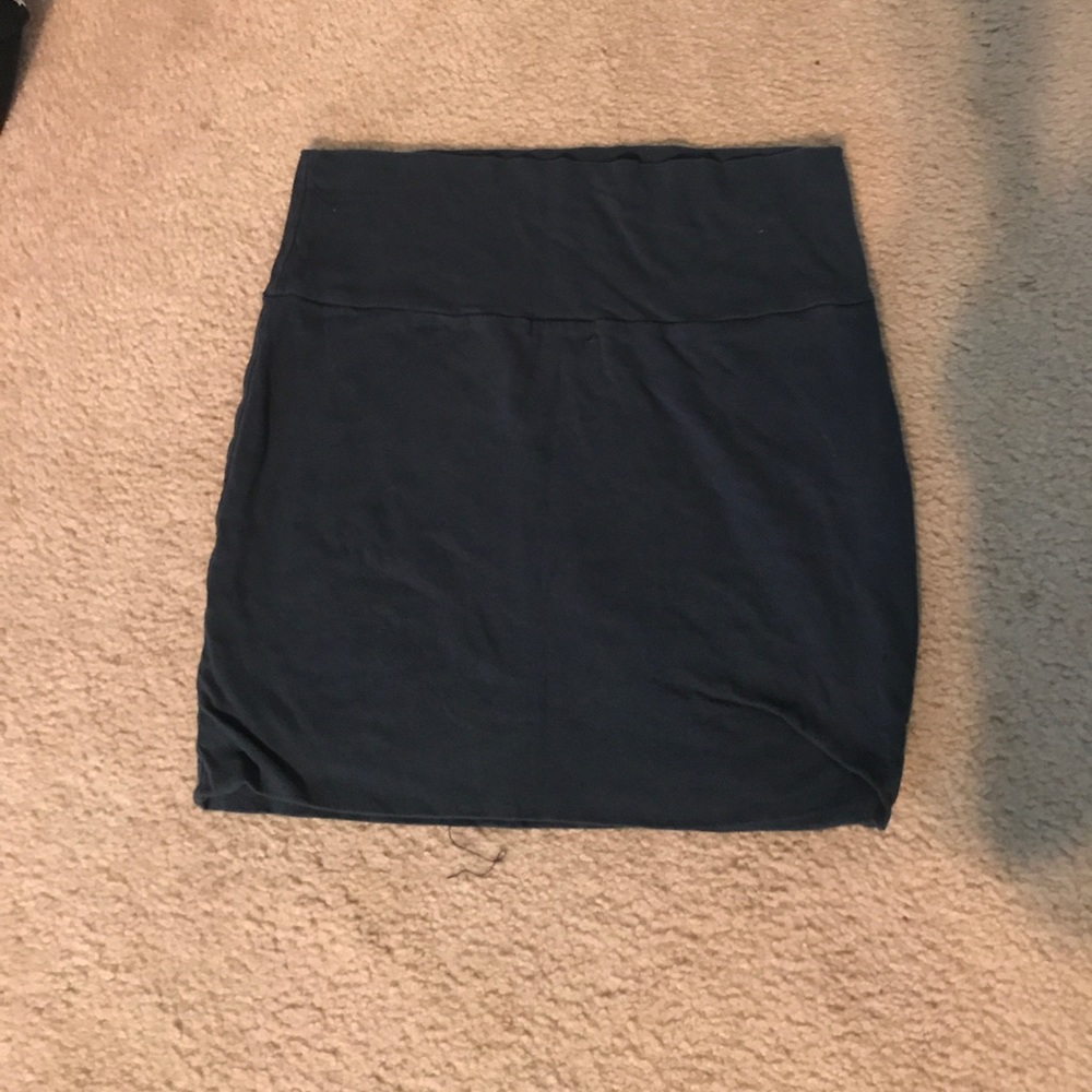 Dark blue tube top