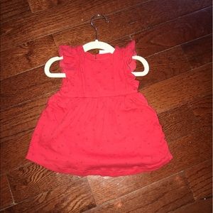 ZARA red with star print dress