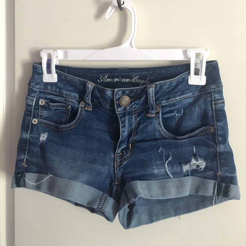 PRICE DROP. 1HR ONLY Denim Stretch Shorts by AE