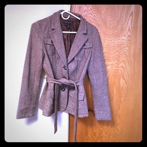 Banana Republic Coat Jacket Tweed Look Size 8