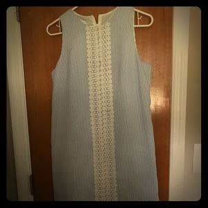 London Times Seersucker Dress-Size 8 NWOT