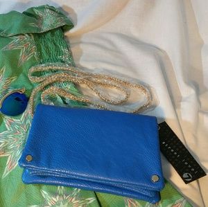 Street Level Demi Fold Over Crossbody Bag/Clutch