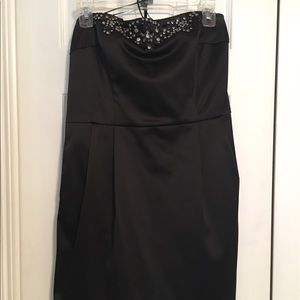Black Jewel Embellished Cocktail Dress