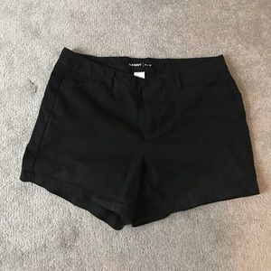 Old Navy Black Pixie shorts size 14