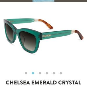 TOMS Sunglasses - Chelsea Emerald Chrystal NEW