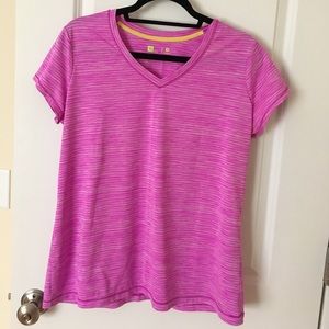 Magenta V-neck