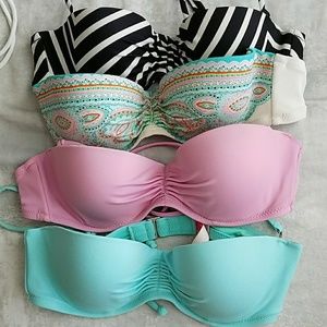 Push up bathing suit top