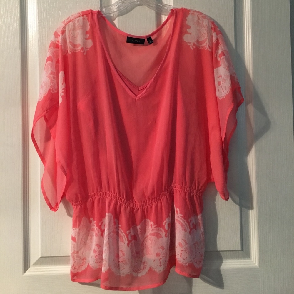 Apt 9 coral top