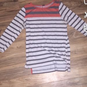 striped long sleeve t shirf