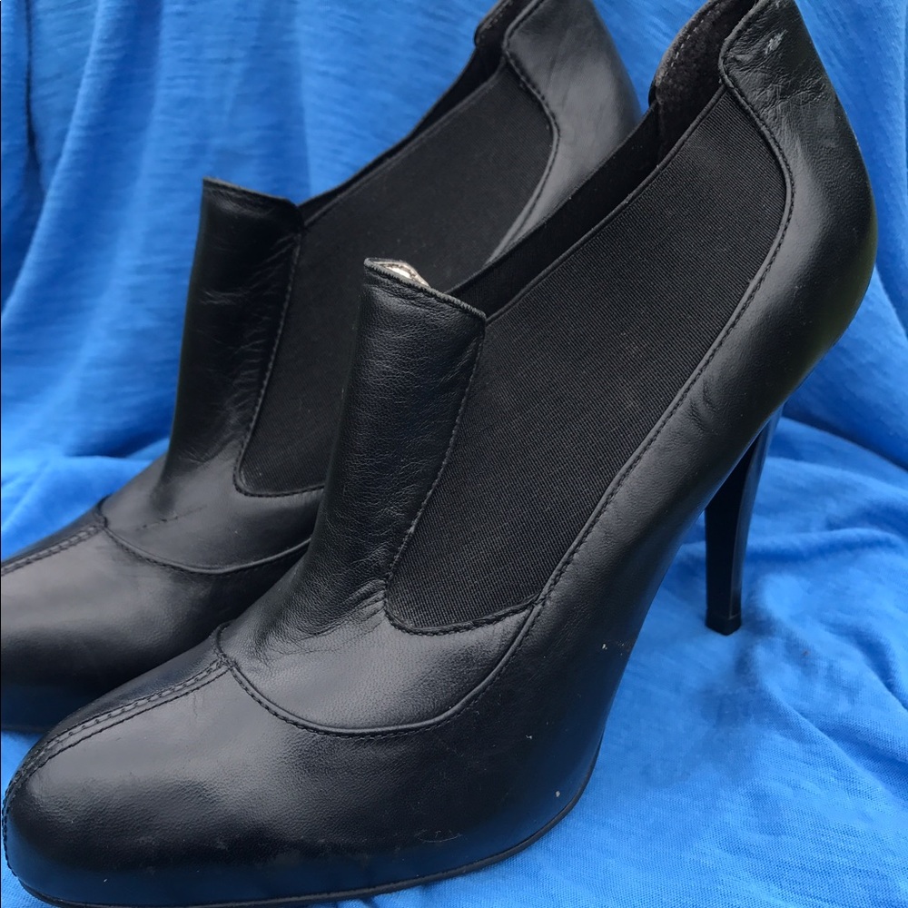 Carlos Santana Leather Booties
