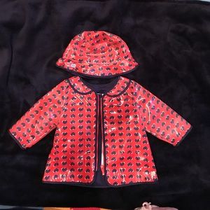 Baby Marc Jacobs rain coat & hat