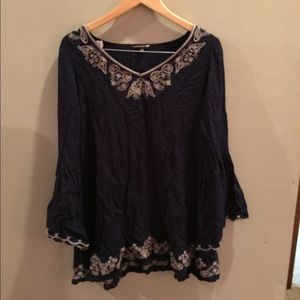 Flare, long sleeved dress