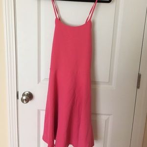 Pink scalloped dress