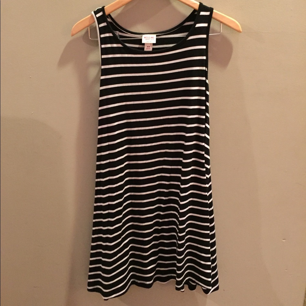 Mossimo black and white tank dress