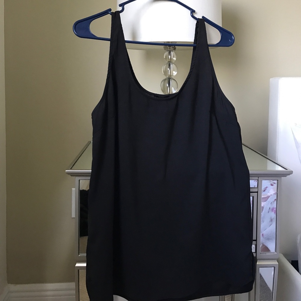 Black aqua top