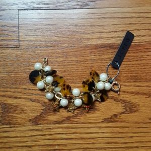 J.Crew Tortoise she'll star bracelet NWT