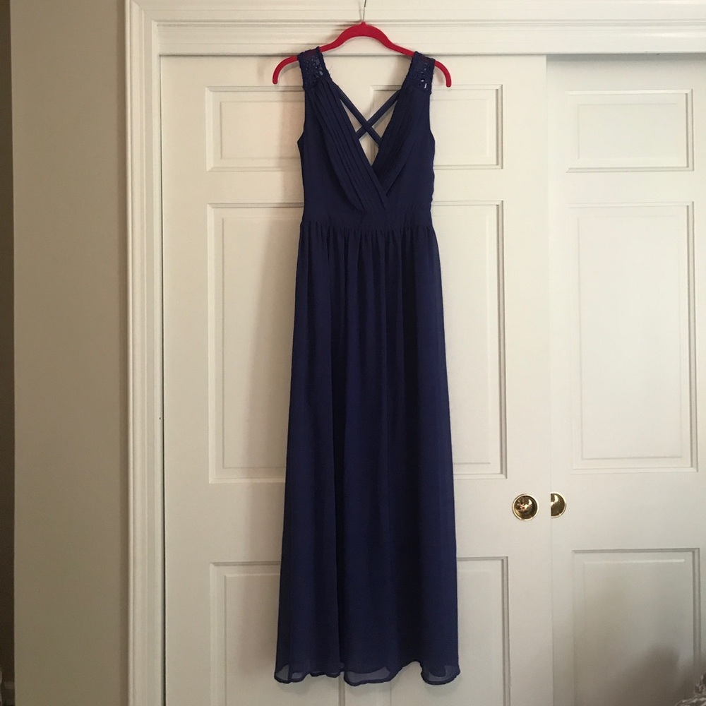 Blue maxi dress