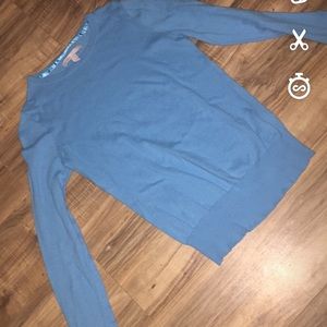 Long sleeve blue shirt
