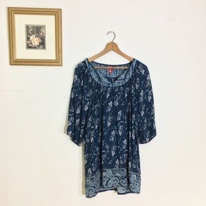 H&M Bohemian Floral Paisley Print Dress
