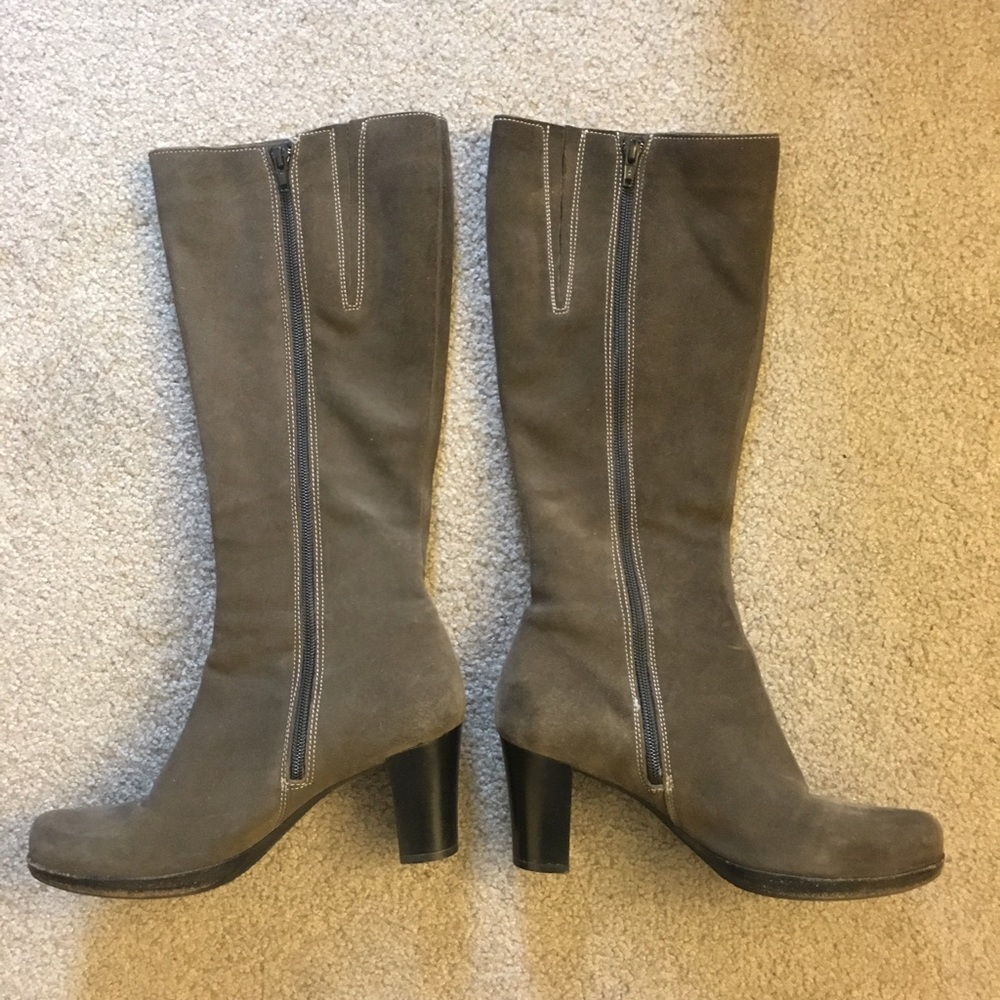 La Canadienne Waterproof Suede Knee High Boots