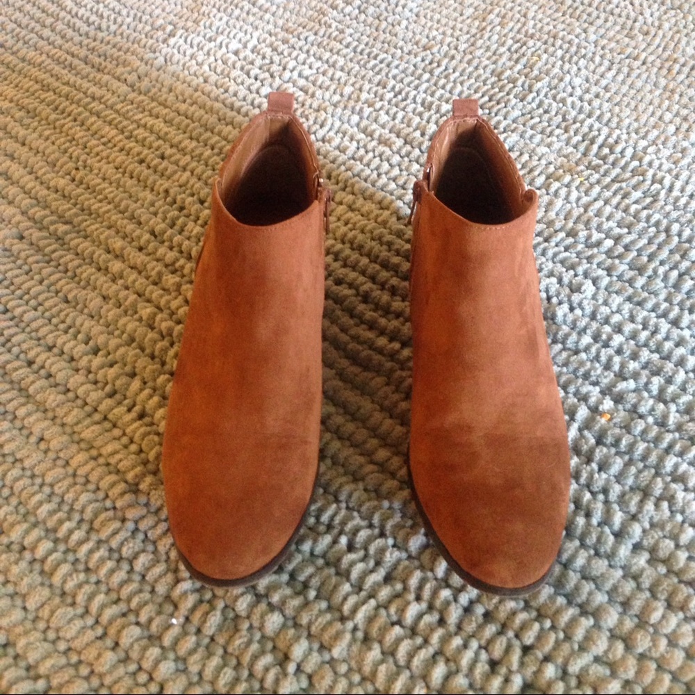 Style and Co. brown ankle boots