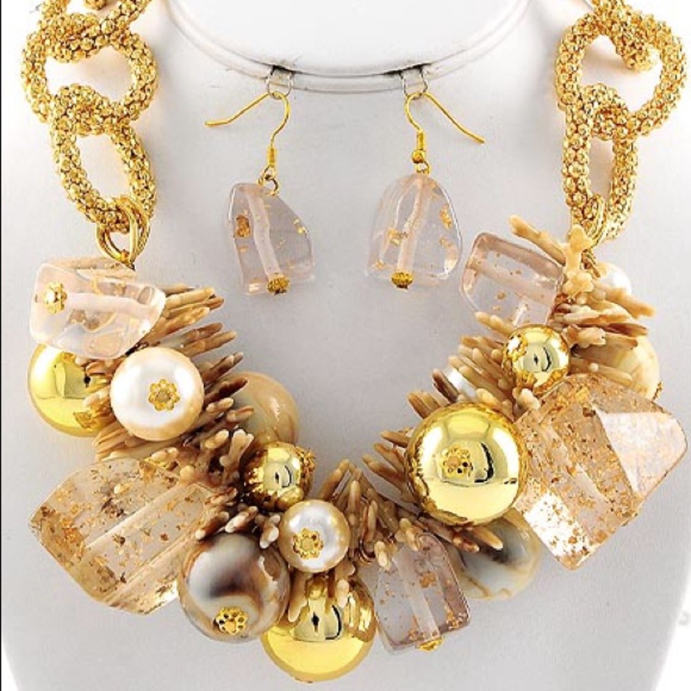 Statement piece necklace (2 colors)