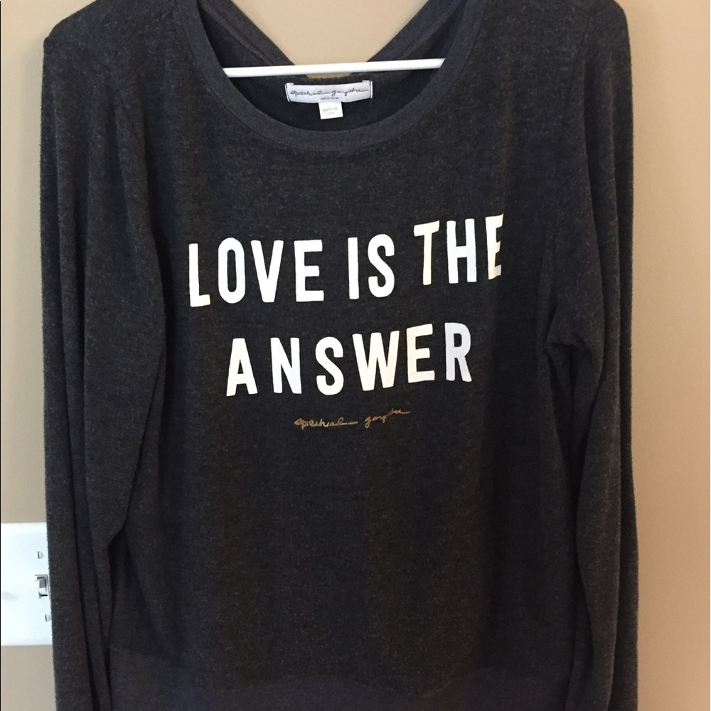 Spiritual Gangster Love is the Answer sweatshirt!
